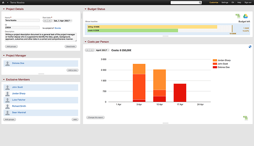 beebole mobile time tracking