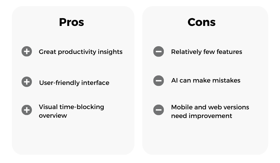 timely pros and cons